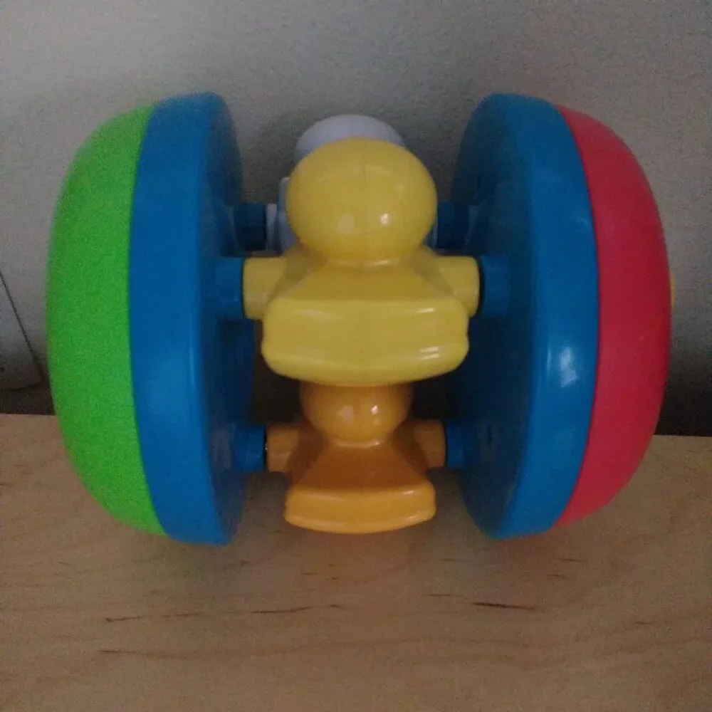 Playskool Busy Chase N Crawl Duckies rolling  + Chase dog & Cat used